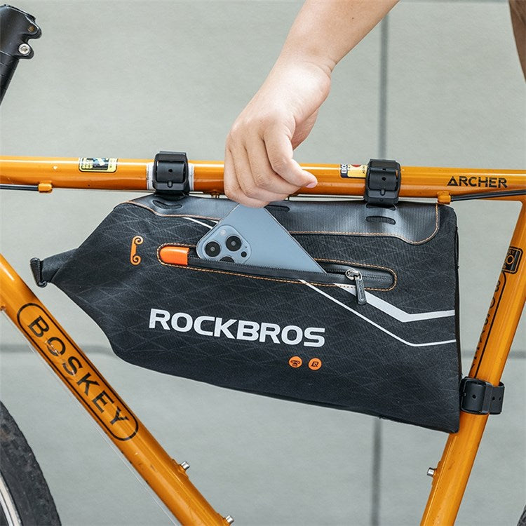 ROCKBROS Bicycle Frame Under Top Tube Bag - Waterproof – SportSunglassesSA