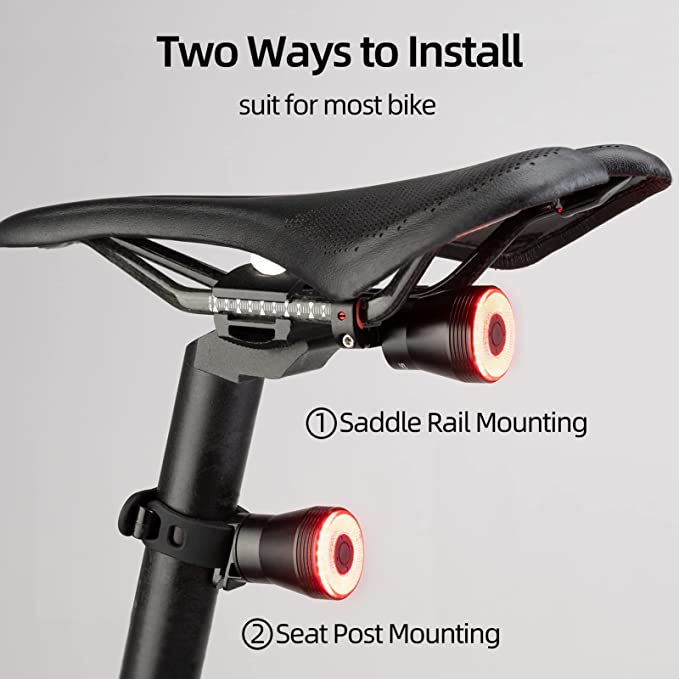 Bike on sale saddle light