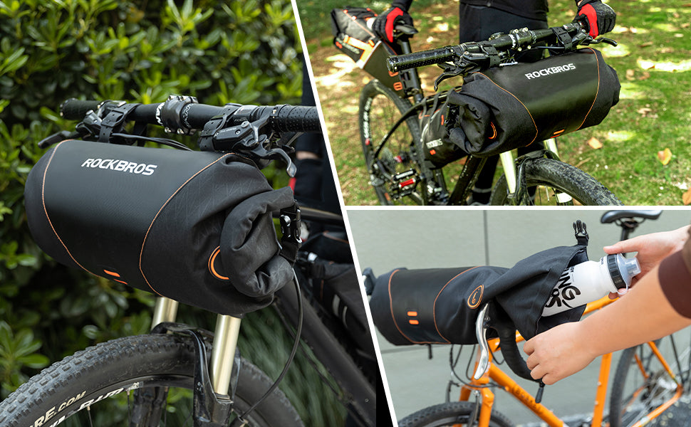 Waterproof bike best sale handlebar bag